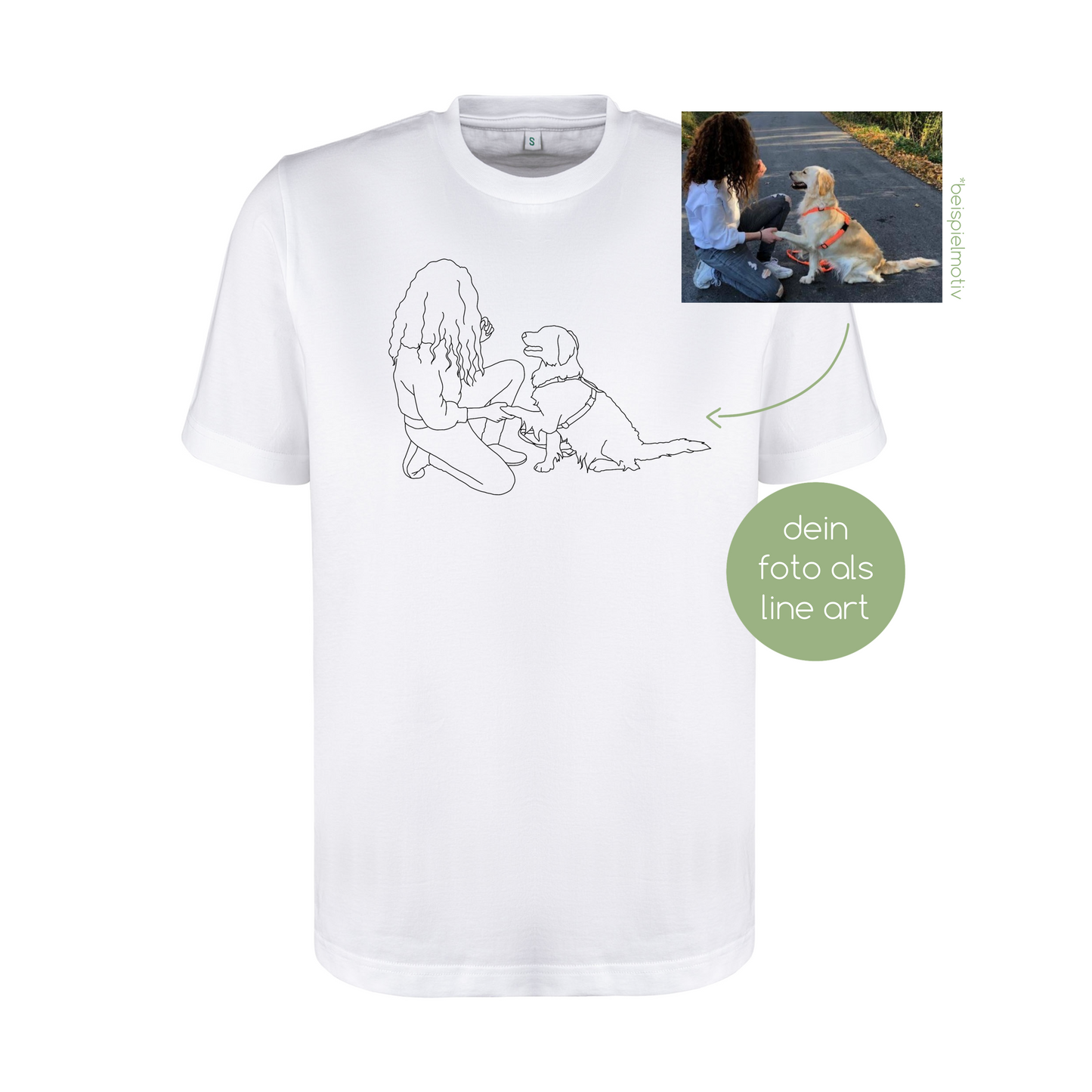 line art t-shirt