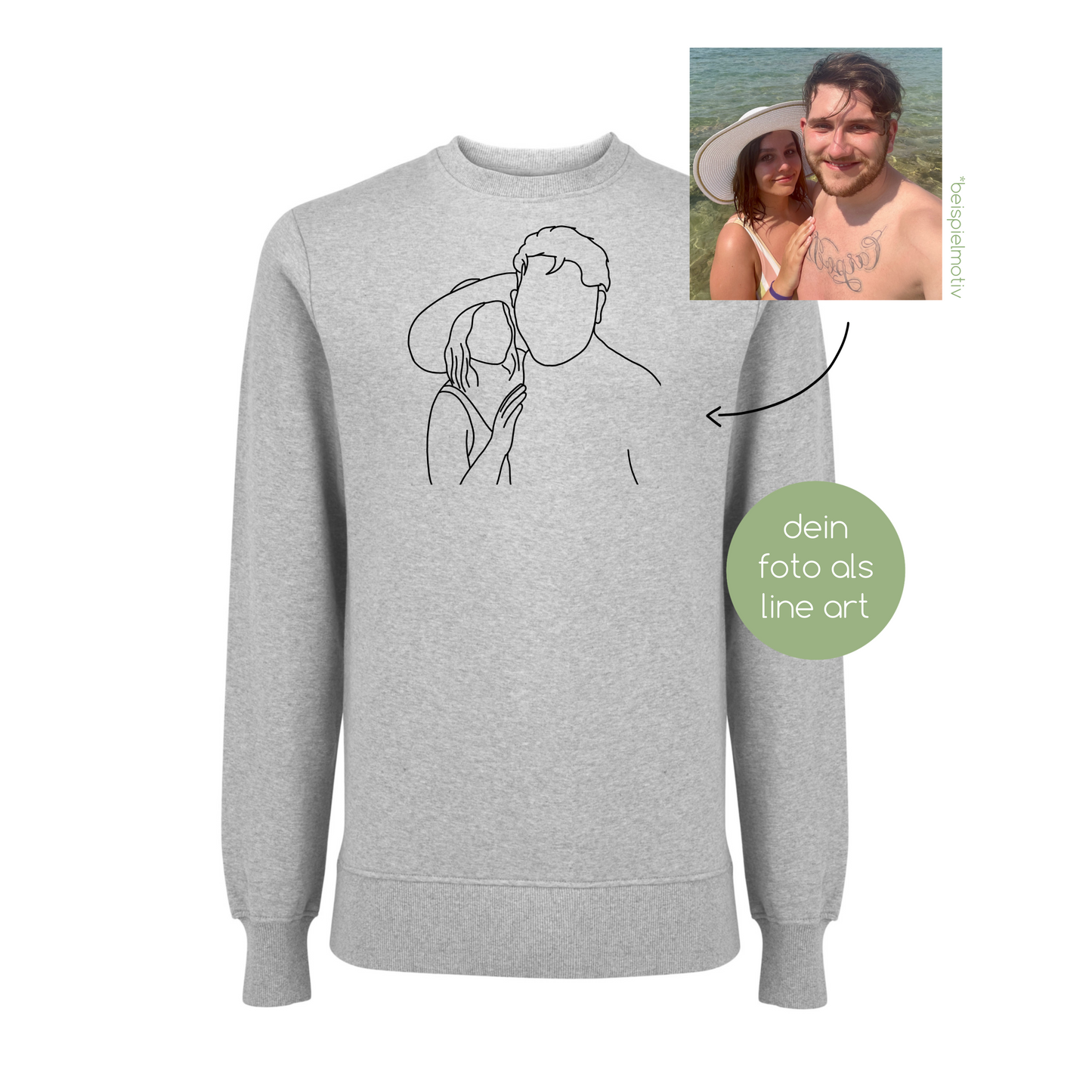 line art pullover