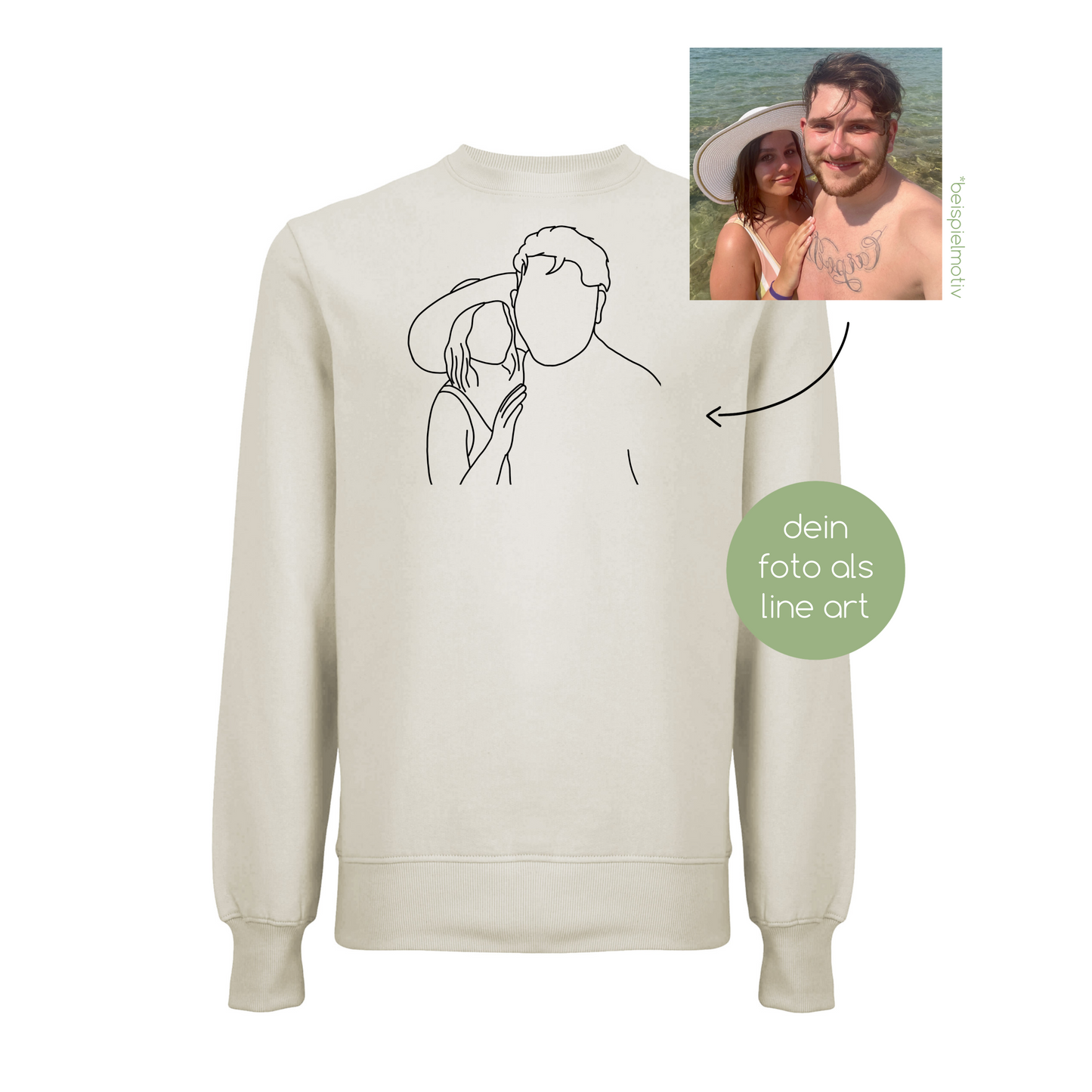 line art pullover