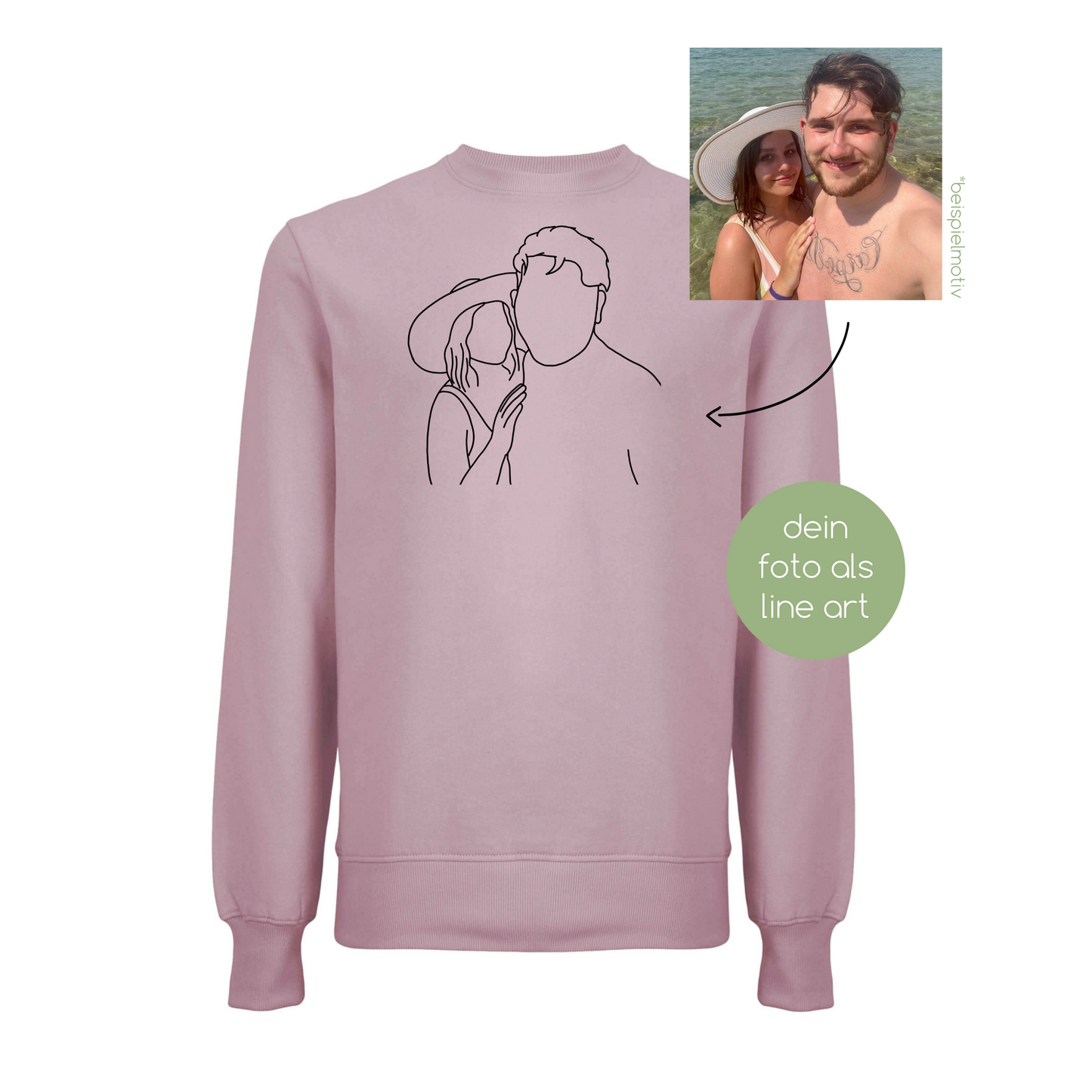 line art pullover
